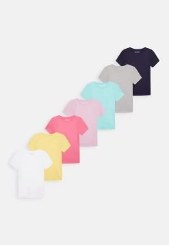 Friboo 3 Friboo Girl Basic Tee7 Pack - Camiseta Básica - Multi Coloured /Dark Blue /Grey